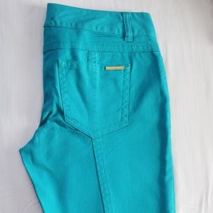 Michael Kors turquoise jeans